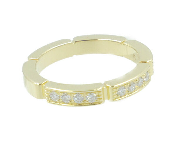 Cartier カルティエ K18 12Pダイヤ マイヨン パンテール リング 5号 中古  AU750 ゴールド 金 ブランド レディース ダイヤモンド 指輪