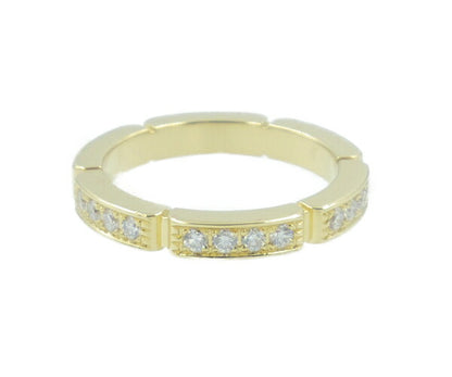 Cartier カルティエ K18 12Pダイヤ マイヨン パンテール リング 5号 中古  AU750 ゴールド 金 ブランド レディース ダイヤモンド 指輪