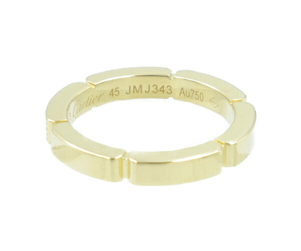Cartier カルティエ K18 12Pダイヤ マイヨン パンテール リング 5号 中古  AU750 ゴールド 金 ブランド レディース ダイヤモンド 指輪