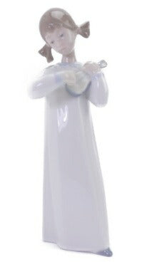 LLADRO ウクレレと少女 フィギュリン 中古  リヤドロ 置物 オブジェクト ブランド インテリア アンティーク