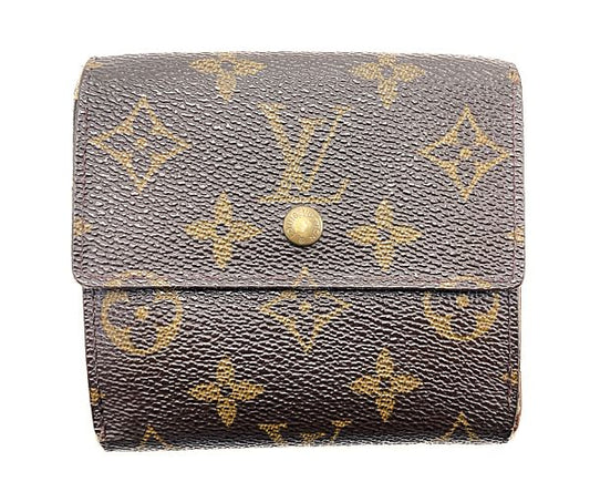 LOUIS VUITTON ルイヴィトン モノグラム ポルトフォイユ エリーズ M61654 中古  TH1000 Wホック財布 ウォレット ブランド ユニセックス メンズ