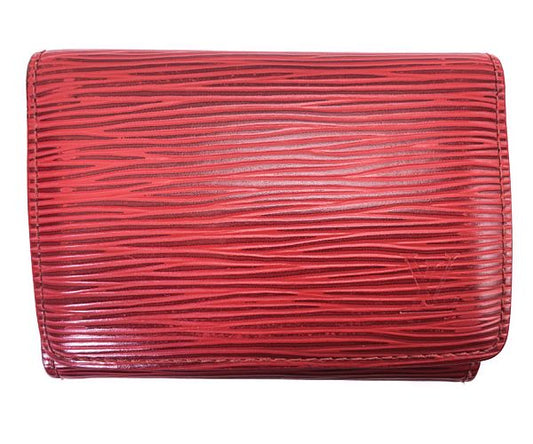 LOUIS VUITTON ルイヴィトン エピ アンヴェロップ ドゥ ヴィジット M5658E 中古  CA1097 カードケース 名刺入れ レッド 赤 ユニセックス メンズ