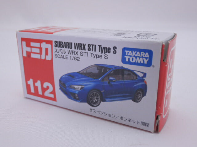タカラトミー トミカ スバル WRX STI Type S 112 中古 TAKARATOMY 車 ミニカー トイカー おもちゃ ホビー かっこいい