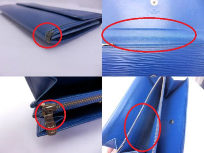 LOUISVUITTON エピ ポシェットポルトモネクレディ 中古  ルイ ヴィトン M63575 ２つ折り 長財布 ブランド おしゃれ