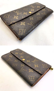 LOUIS VUITTON ルイヴィトン モノグラム ポルトフォイユ サラ M61734 中古  CA1915 二つ折り長財布 ブランド ウォレット ユニセックス