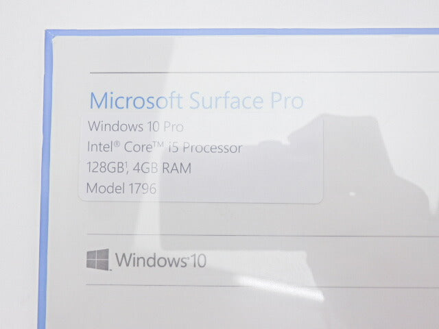 未開封品 Microsoft Surface Pro 1796 FNA-00014 中古  windows10 タブレット Core i5 4GB SSD 128GB 12.3インチ ワイド