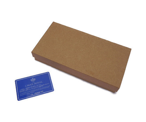 クロワ ロワイヤル クロコ レザー 長財布 中古  CROIX ROYAL クロコダイル 本革 ラウンドファスナー ブランド
