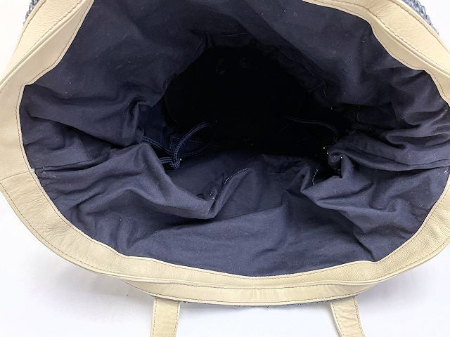 BURBERRY BLUE LABEL バーバリー ブルーレーベル カゴバッグ 中古  トートバッグ 鞄 ブランド レディース 夏物