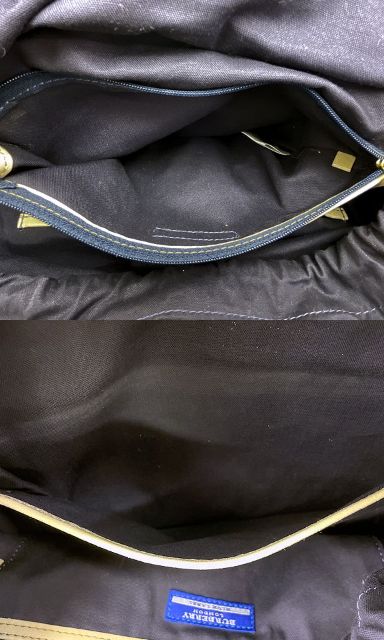 BURBERRY BLUE LABEL バーバリー ブルーレーベル カゴバッグ 中古  トートバッグ 鞄 ブランド レディース 夏物