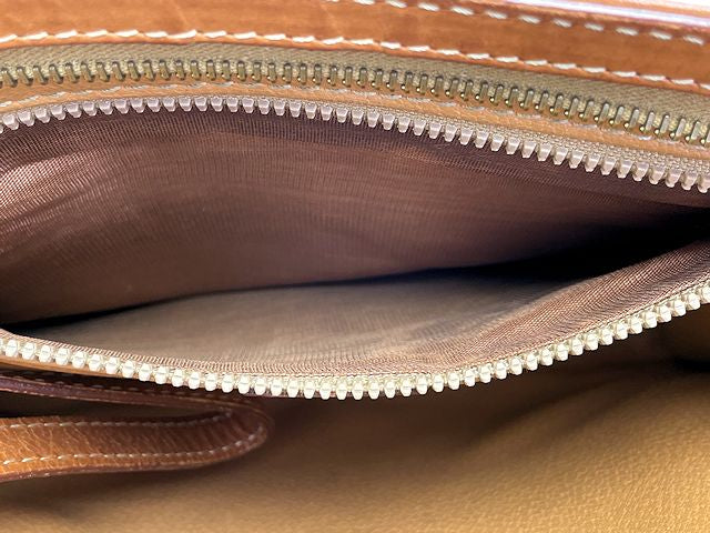 CELINE セリーヌ マカダム セカンドバッグ 中古  ブラウン PVC レザー レディース 鞄 ブランド おしゃれ