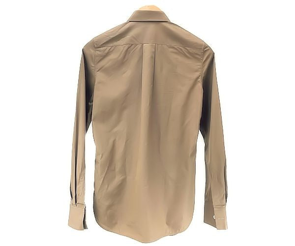 CELINE セリーヌ コットン シャツ 36 中古  2 ON79/2891 フィービー期 長袖 Sサイズ 綿 ベージュ レディース