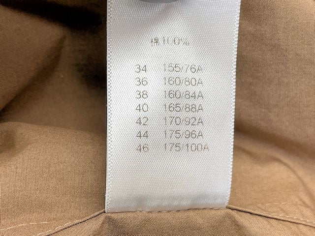 CELINE セリーヌ コットン シャツ 36 中古  2 ON79/2891 フィービー期 長袖 Sサイズ 綿 ベージュ レディース
