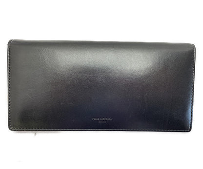PELLE MORBIDA ペッレモルビダ 二つ折り長財布 中古  ブラック 黒 メンズ レザー 本革 ウォレット
