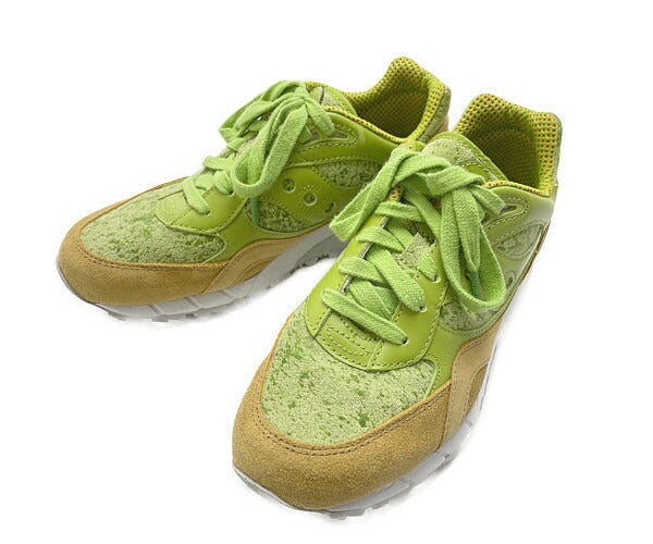 Saucony サッカニー シャドー6000 アボカドトースト ローカットスニーカー 約26cm 中古  S70447-1 42 限定品 レア 希少 グリーン 緑 メンズ