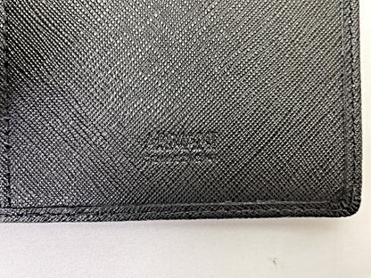 ARMANI COLLEZIONI アルマーニ コレツィオーニ パスポート カバー 中古  ホルダー レザー ブラック 黒 メンズ ブランド