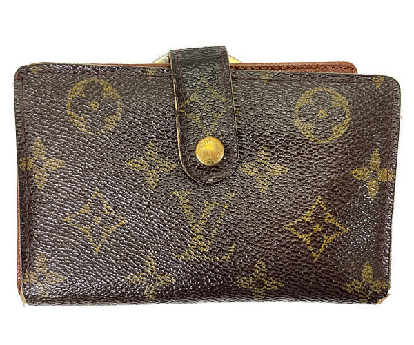 LOUIS VUITTON ルイヴィトン モノグラム ポルトモネ ビエ ヴィエノワ M61663 中古  TH0091 がま口財布 二つ折り ウォレット ブランド ユニセックス