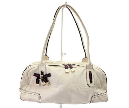 GUCCI グッチ プリンシー ミニ ボストンバッグ 中古  161720 001013 アイボリー 鞄 ブランド レディース