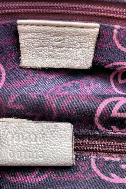 GUCCI グッチ プリンシー ミニ ボストンバッグ 中古  161720 001013 アイボリー 鞄 ブランド レディース