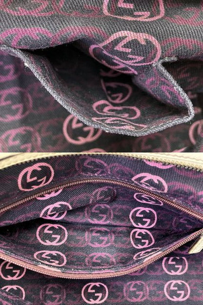 GUCCI グッチ プリンシー ミニ ボストンバッグ 中古  161720 001013 アイボリー 鞄 ブランド レディース