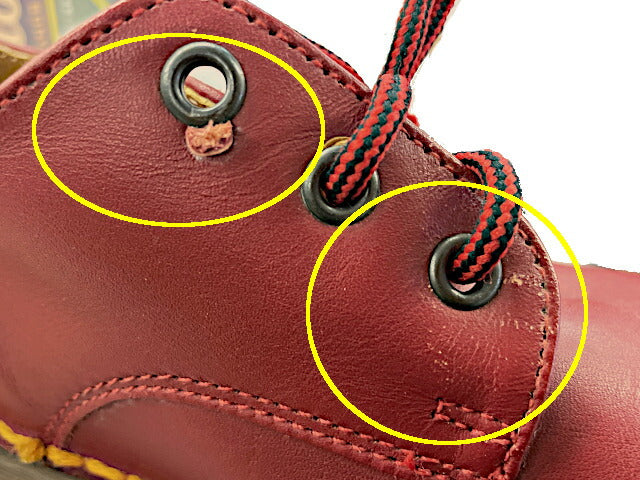 Dr.Martens ドクターマーチン 3ホール シューズ 約19.5cm 中古  靴 ボルドー 13 キッズ ユニセックス おしゃれ