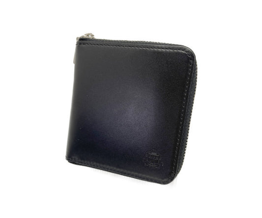 Dubeige レザー 二つ折り 財布 DGMW9PS4 中古  ドゥベージュ 本革 ラウンドファスナー ミニ コンパクト 小銭入