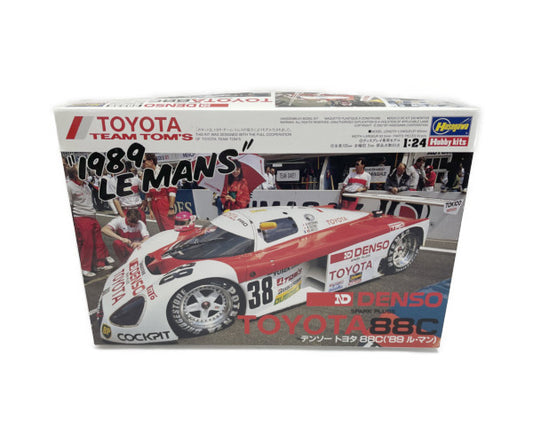 未使用品 Hasegawa デンソー トヨタ 88C 89ル・マン プラモデル 中古 TOYOTA DENSO 車 レーシングカー 乗り物 ホビー 1/24 スケール