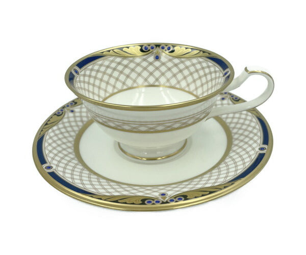 未使用品 ノリタケ ハイアニスポート カップ＆ソーサー ペア 中古  HYANNIS PORT 洋食器 ブランド おしゃれ 磁器 ティー 紅茶