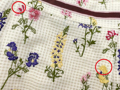 TOCCA Nicolai Bergmann トッカ ニコライバーグマン コラボ ノースリーブワンピース 2 中古  花柄 フラワー ボタニカル 刺繍 レディース Mサイズ ブランド