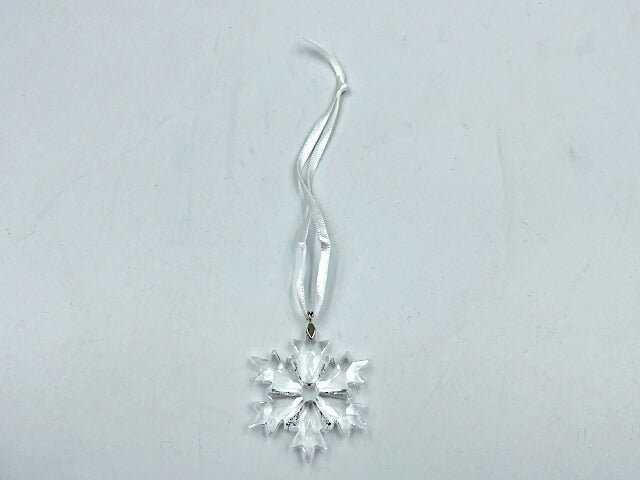 SWAROVSKI スワロフスキー リトルスノーフレーク オーナメント 中古  5349843 Little Snowflake Ornament 置物 雪結晶 ミニ ブランド