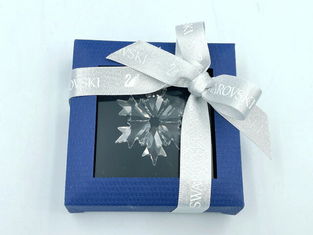 SWAROVSKI スワロフスキー リトルスノーフレーク オーナメント 中古  5349843 Little Snowflake Ornament 置物 雪結晶 ミニ ブランド