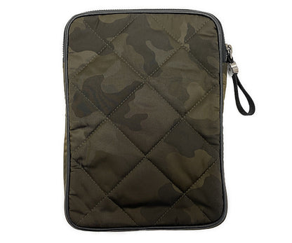 MONCLER モンクレール ナイロン iPadケース 中古  迷彩 カモフラージュ メンズ タブレットケース ポーチ