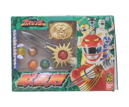 バンダイ 百獣戦隊ガオレンジャー 獣皇剣 中古  BANDAI ガオの宝珠 ライト＆サウンド スーパー戦隊 武器