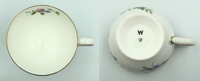 未使用品 Wedgwood ウェッジウッド グレイス ティー カップ＆ソーサー 中古  洋食器 ブランド 紅茶 花柄 おしゃれ かわいい