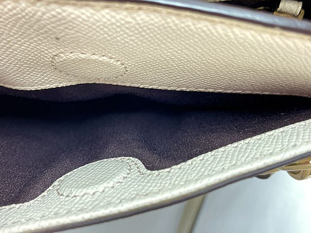 COACH コーチ ミネッタ クロスボディ 中古  F57847 2way ハンドバッグ ショルダーバッグ ホワイト 白