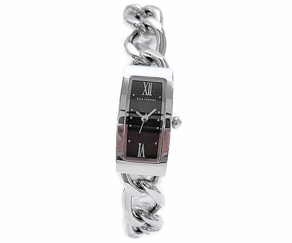 STAR JEWELRY スタージュエリー LINK CHAIN WATCH 中古  2SW1060 3気圧防水 レディース クォーツ 腕時計
