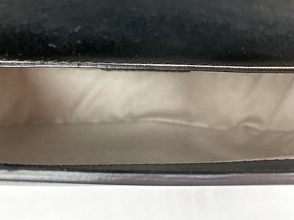 GIORGIO ARMANI ジョルジオアルマーニ レザー ショルダーバッグ 中古  ブラック 黒 ミニ 鞄 レディース おしゃれ ブランド