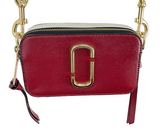 MARC JACOBS マークジェイコブス ザ スナップショット カメラバッグ 中古  M0012007-598 THE SNAPSHOT レッド 赤 ミニ ショルダーバッグ