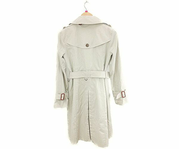 BURBERRY LONDON バーバリー ロンドン シングル トレンチコート 38 中古  ベージュ Mサイズ レディース アウター ブランド