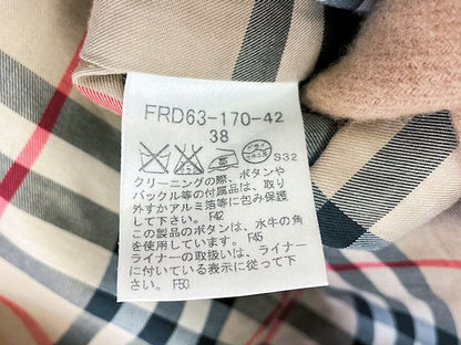 BURBERRY LONDON バーバリー ロンドン シングル トレンチコート 38 中古  ベージュ Mサイズ レディース アウター ブランド