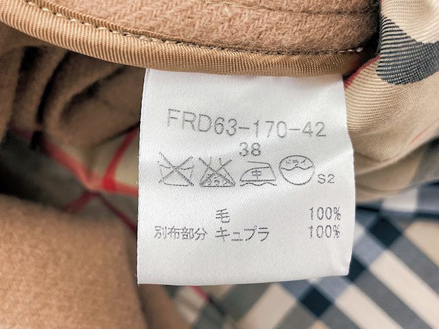 BURBERRY LONDON バーバリー ロンドン シングル トレンチコート 38 中古  ベージュ Mサイズ レディース アウター ブランド