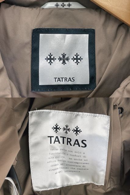 TATRAS タトラス VERGINIA SHORT W JACKET 3 中古  LTA14A4211 ダウンジャケット Lサイズ カーキ レディース