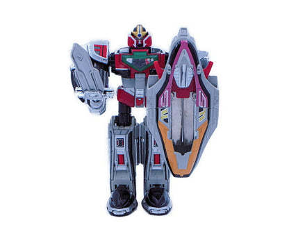 ジャンク品 バンダイ 未来戦隊タイムレンジャー ３Ｄフォーメーション DXタイムロボ 中古  BANDAI スーパー戦隊 α β タイムジェットγ 合体ロボ メカ