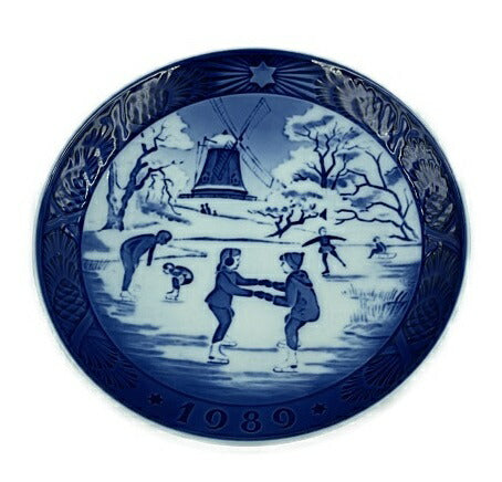 Royal Copenhagen 1989年 イヤープレート 中古 ロイヤルコペンハーゲン 洋食器 インテリア コレクション 飾り皿