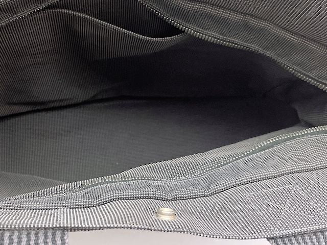 HERMES エルメス エールライン トート MM 中古  100951M トートバッグ 鞄 グレー キャンバス ユニセックス