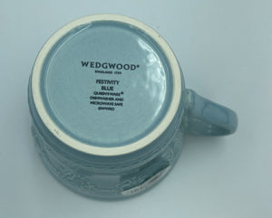 未使用品 Wedgwood フェスティビティ ペア マグカップ 中古 ウェッジウッド コップ 洋食器 アイボリー ブルー ブランド