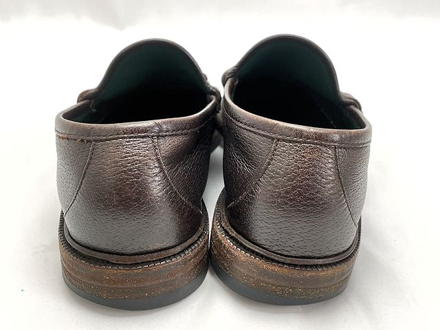 GUCCI グッチ ビット ローファー 約25cm 中古  ブラウン 茶 レザー 本革 ブランド 靴 シューズ
