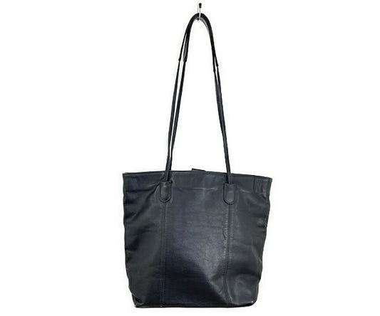 COACH コーチ レザー トートバッグ 中古 送料無 4066 ブラック 黒 鞄 オールドコーチ ブランド シンプル