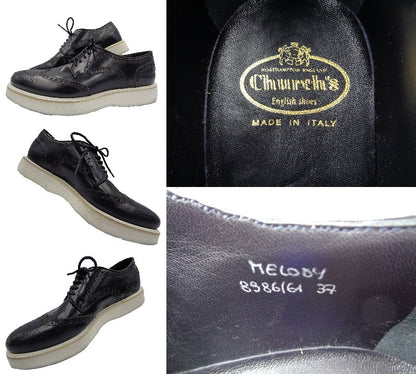Churchs MELODY レディース シューズ　37(約23.5cm） 中古  チャーチ メロディレザー ウィングチップシューズ カントリー