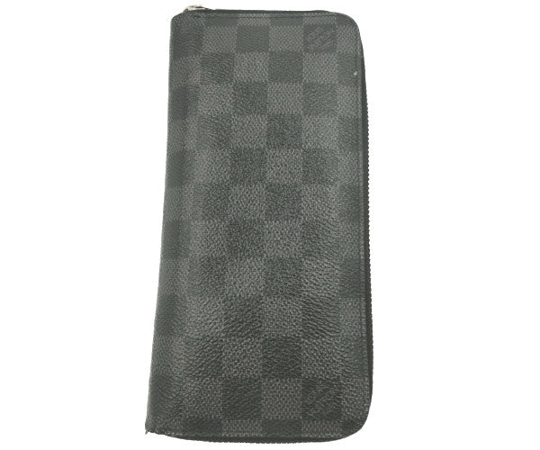 　LOUIS VUITTON/ルイヴィトン ダミエグラフィット ジッピー ウォレット ヴェルティカル 中古 N63095 ラウンドファスナー 長財布 ブラック 黒