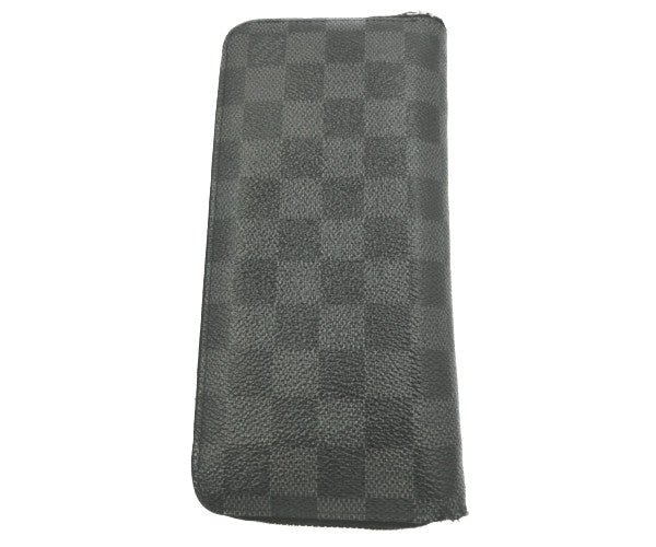 　LOUIS VUITTON/ルイヴィトン ダミエグラフィット ジッピー ウォレット ヴェルティカル 中古 N63095 ラウンドファスナー 長財布 ブラック 黒
